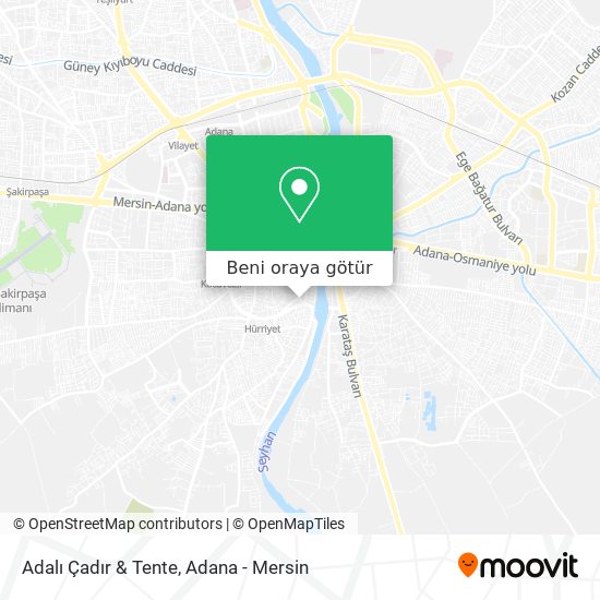Adalı Çadır & Tente harita