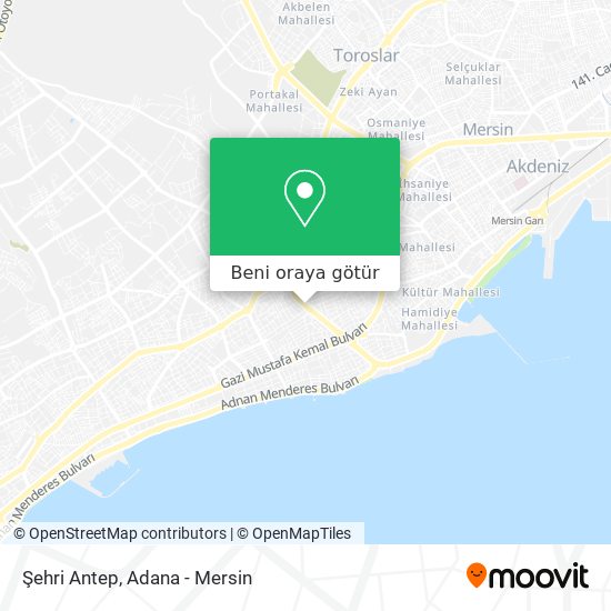 Şehri Antep harita