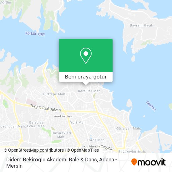 Didem Bekiroğlu Akademi Bale & Dans harita