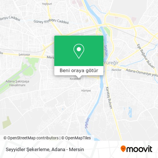 Seyyidler Şekerleme harita