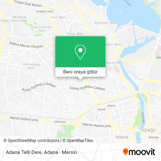 Adana Telli Dere harita