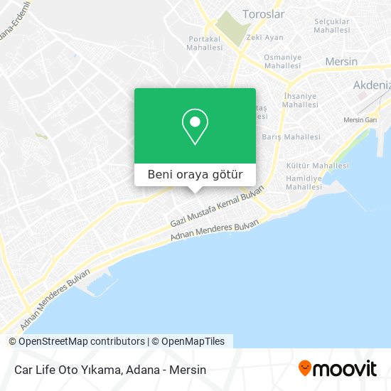 Car Life Oto Yıkama harita