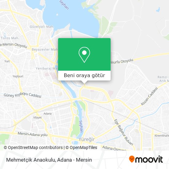 Mehmetçik Anaokulu harita