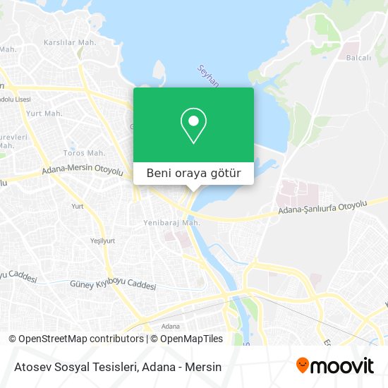 Atosev Sosyal Tesisleri harita