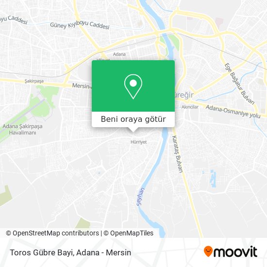 Toros Gübre Bayi harita