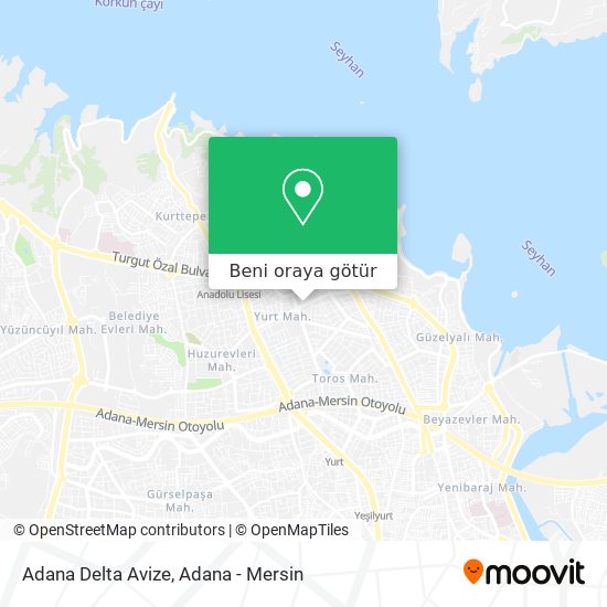 Adana Delta Avize harita