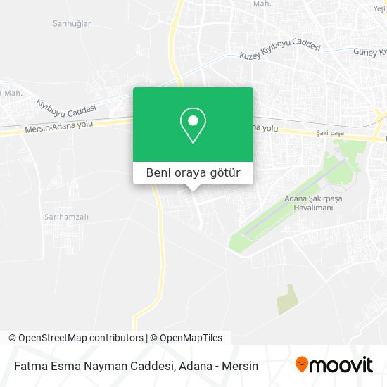 Fatma Esma Nayman Caddesi harita
