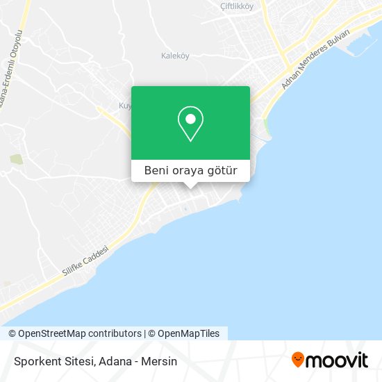 Sporkent Sitesi harita