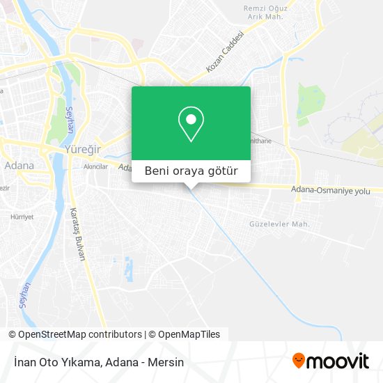 İnan Oto Yıkama harita