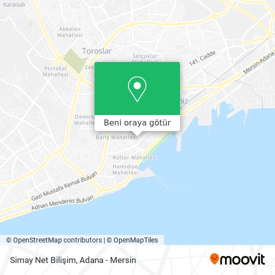 Simay Net Bilişim harita