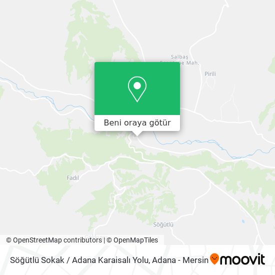 Söğütlü Sokak / Adana Karaisalı Yolu harita