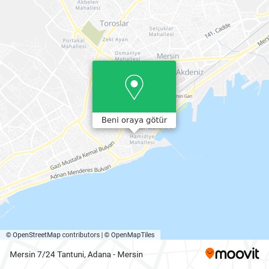 Mersin 7/24 Tantuni harita