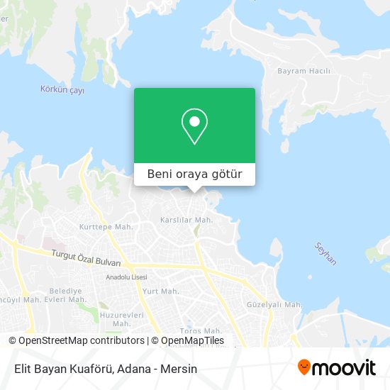 Elit Bayan Kuaförü harita