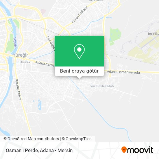Osmanlı Perde harita