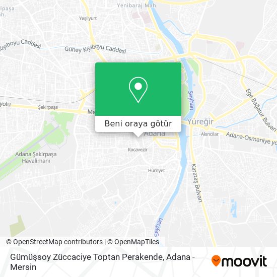 Gümüşsoy Züccaciye Toptan Perakende harita
