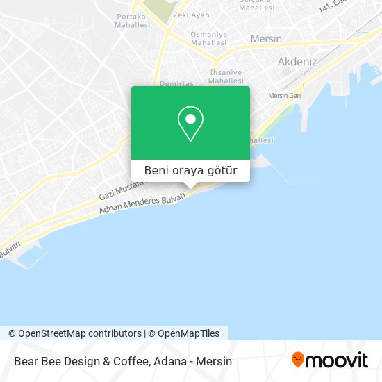 Bear Bee Design & Coffee harita