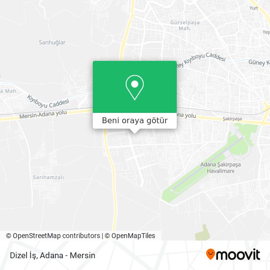 Dizel İş harita
