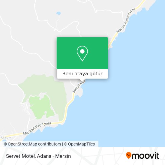 Servet Motel harita