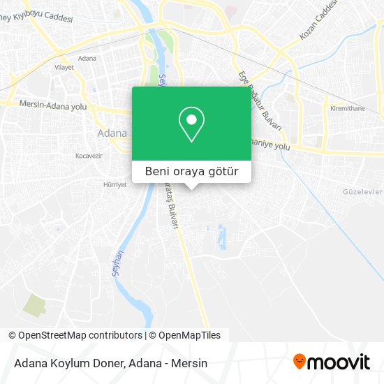 Adana Koylum Doner harita