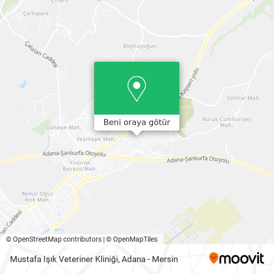 Mustafa Işık Veteriner Kliniği harita