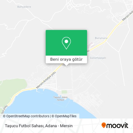 Taşucu Futbol Sahası harita