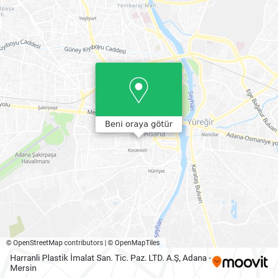 Harranli Plastik İmalat San. Tic. Paz. LTD. A.Ş harita