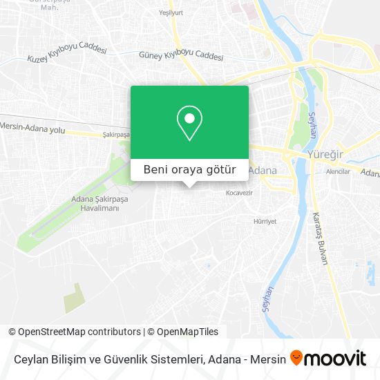 Ceylan Bilişim ve Güvenlik Sistemleri harita