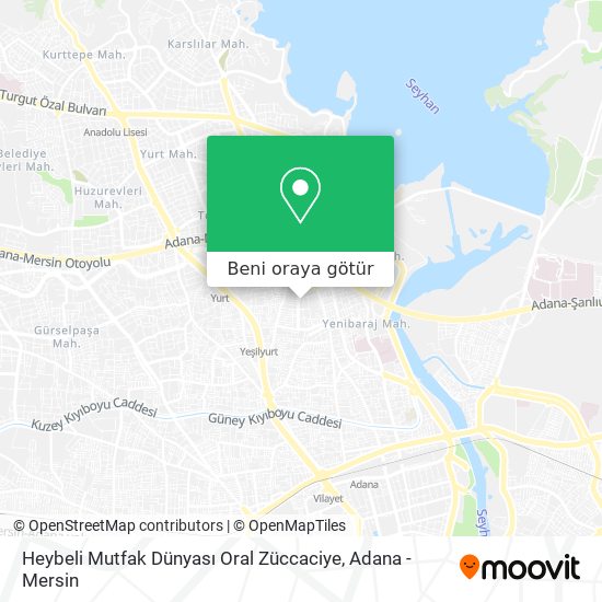 Heybeli Mutfak Dünyası Oral Züccaciye harita