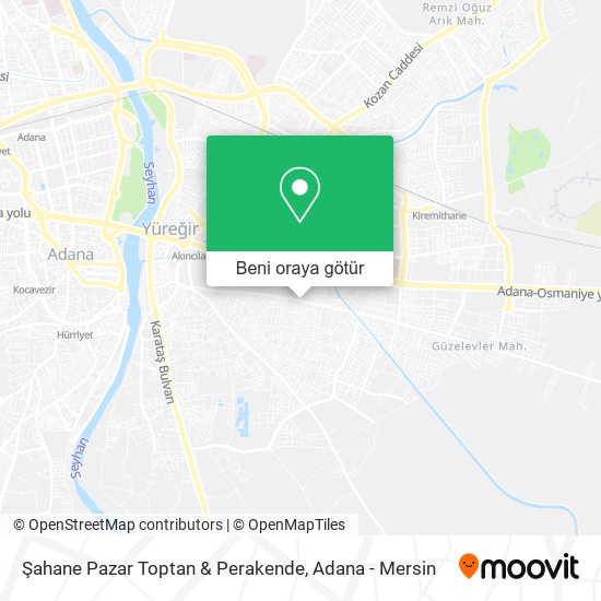 Şahane Pazar Toptan & Perakende harita