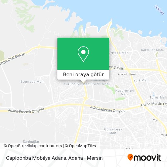 Caploonba Mobilya Adana harita