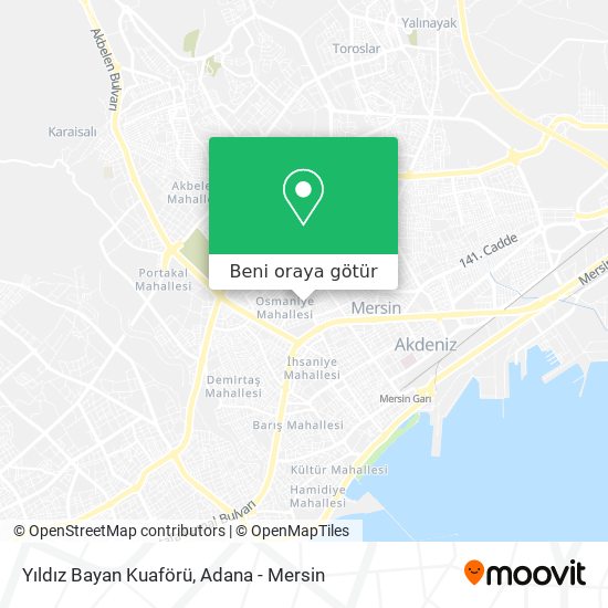 Yıldız Bayan Kuaförü harita