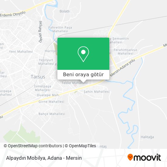 Alpaydın Mobilya harita