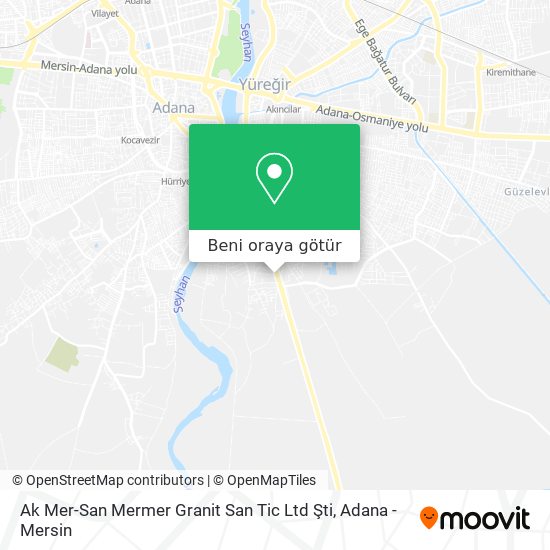 Ak Mer-San Mermer Granit San Tic Ltd Şti harita