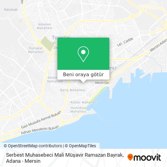 Serbest Muhasebeci Mali Müşavir Ramazan Bayrak harita