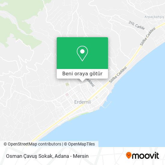 Osman Çavuş Sokak harita
