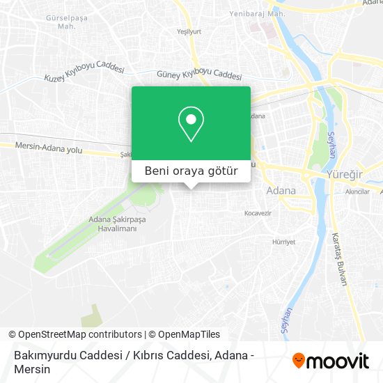 Bakımyurdu Caddesi / Kıbrıs Caddesi harita