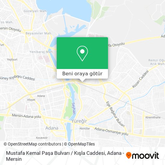 Mustafa Kemal Paşa Bulvarı / Kışla Caddesi harita