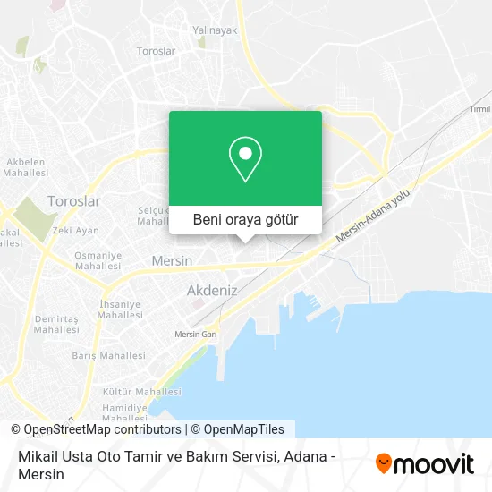 Mikail Usta Oto Tamir ve Bakım Servisi harita