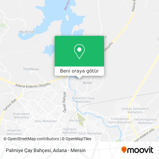 Palmiye Çay Bahçesi harita