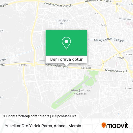 Yücelkar Oto Yedek Parça harita