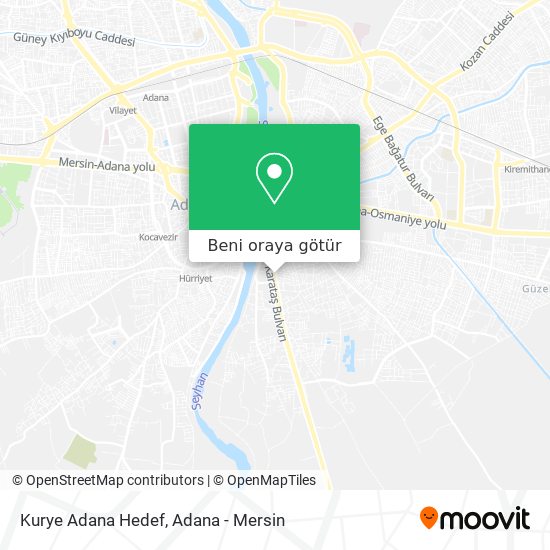 Kurye Adana Hedef harita