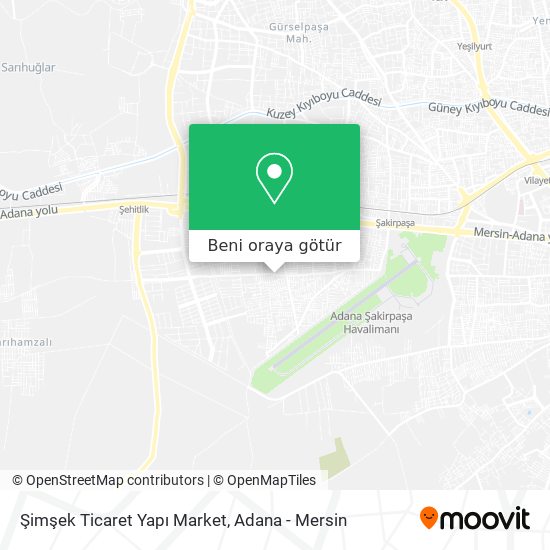 Şimşek Ticaret Yapı Market harita