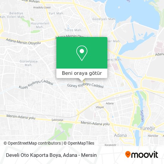 Develi Oto Kaporta Boya harita