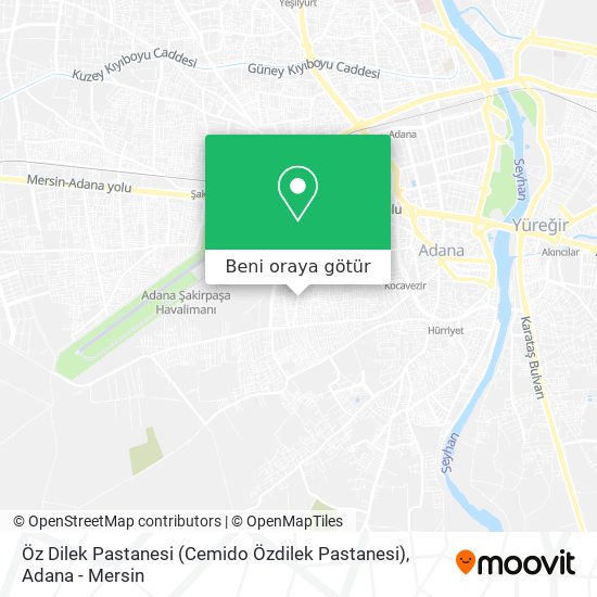 Öz Dilek Pastanesi (Cemido Özdilek Pastanesi) harita