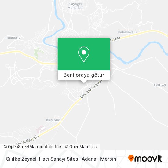 Silifke Zeyneli Hacı Sanayi Sitesi harita