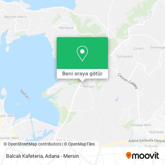 Balcalı Kafeteria harita