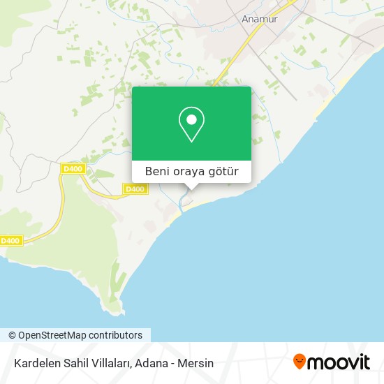 Kardelen Sahil Villaları harita