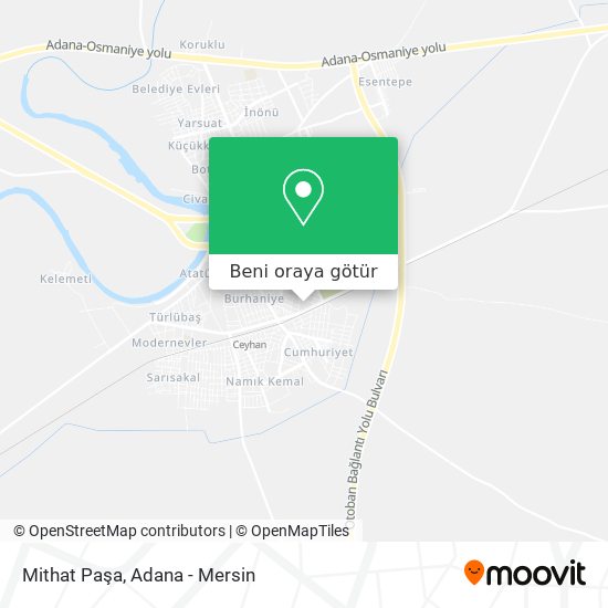 Mithat Paşa harita