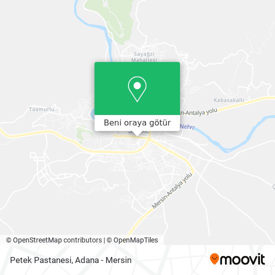 Petek Pastanesi harita