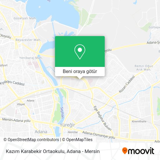 Kazım Karabekir Ortaokulu harita